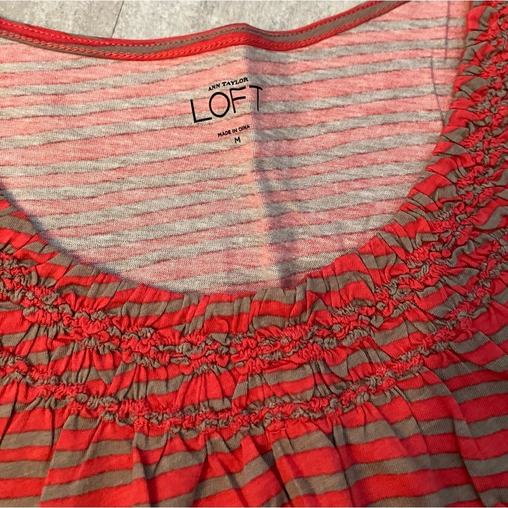 Loft sleeveless striped tee - Picture 4 of 5